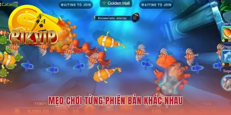 Mẹo bắn cá RIKVIP giúp điều chỉnh chiến thuật cho mỗi sảnh game