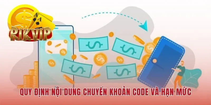 Điền đúng Code nạp tiền RIKVIP giúp hệ thống cập nhật số dư