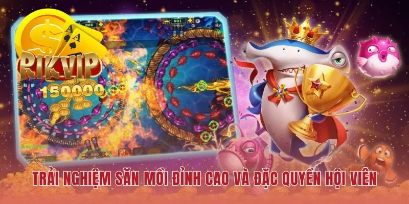 Bắn cá RIKVIP tái hiện không gian đại dương 3D sống động